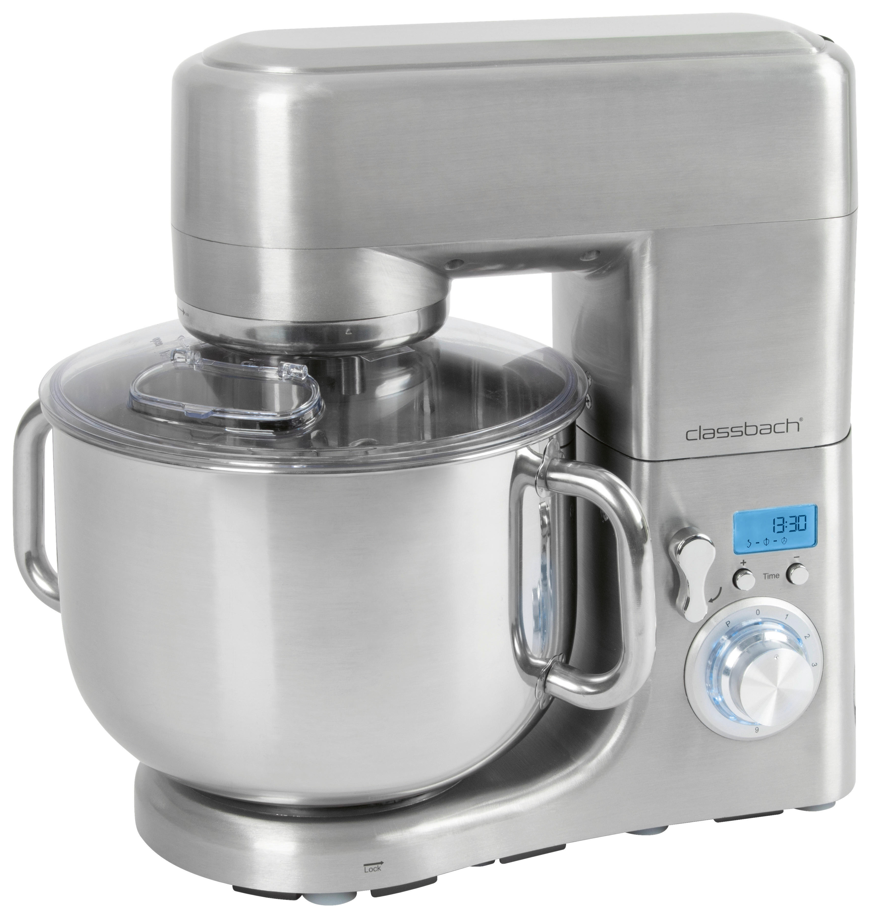 Classbach Knetmaschine C-KM 4002 silber Aluguss Edelstahl ca. 10 l günstig online kaufen