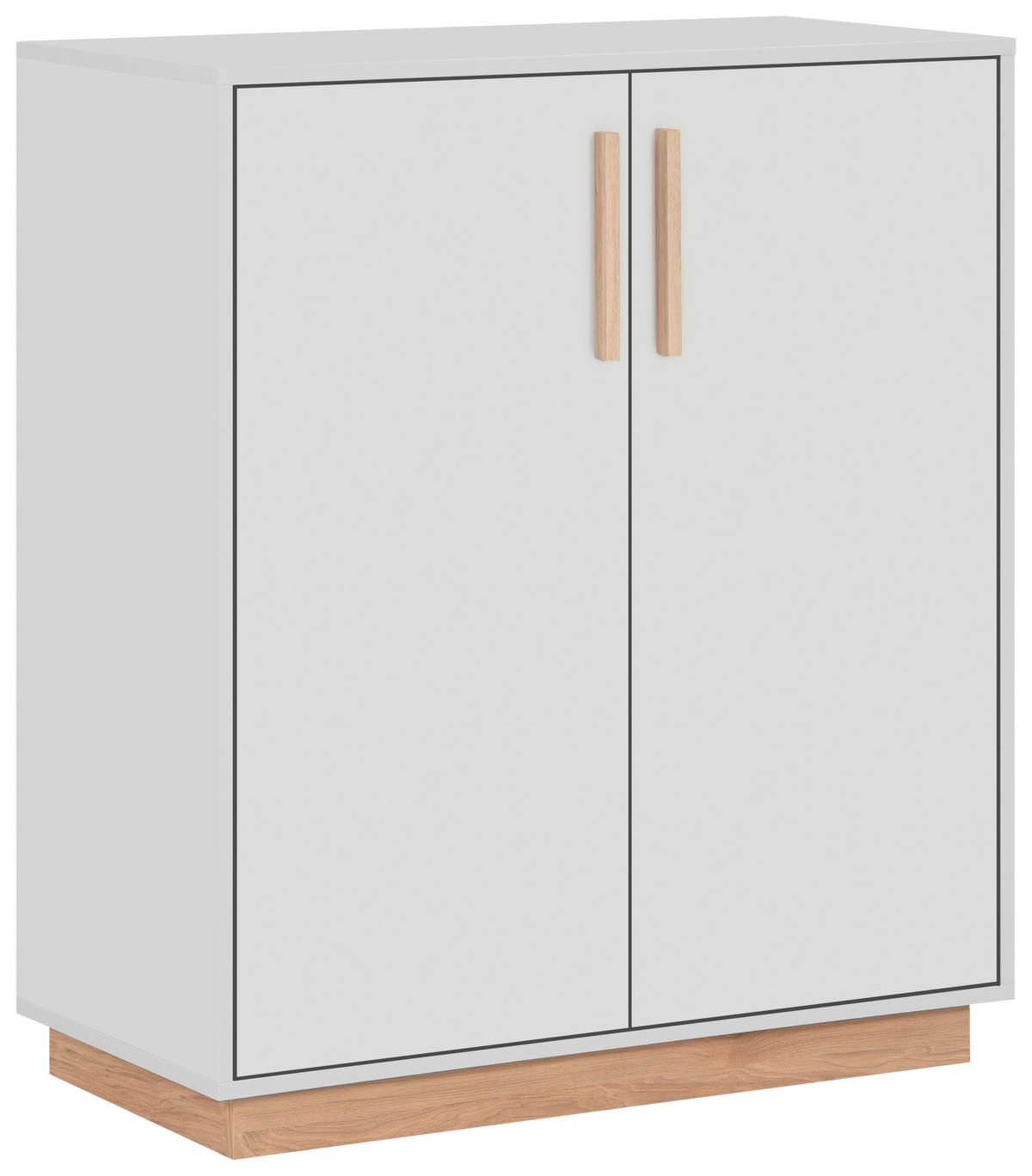 Kommode Split grau Jackson Hickory Nachbildung B/H/T: ca. 82x94x40 cm Split - grau (82,00/94,00/40,00cm)