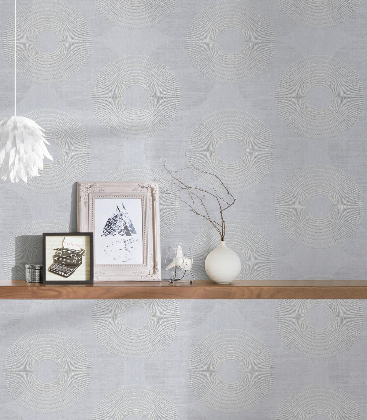 A.S.Creation Vliestapete Attractive Punkte grau B/L: ca. 53x1005 cm Attractive - grau (53,00/1005,00cm) - A.S.Creation