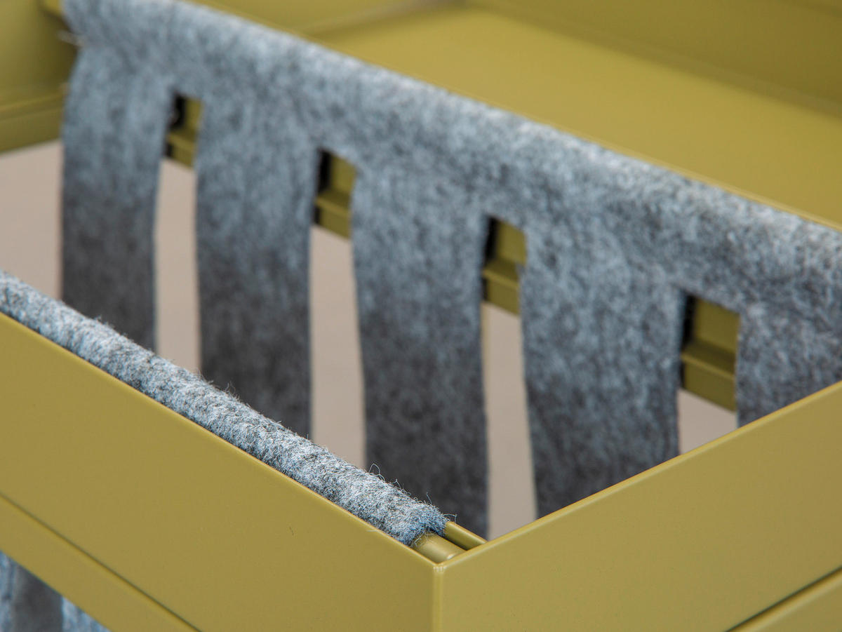 Zeitungsständer Club NY braun Metall B/H/T: ca. 35x40x35 cm Club NY - braun (35,00/40,00/35,00cm) - Inter Link