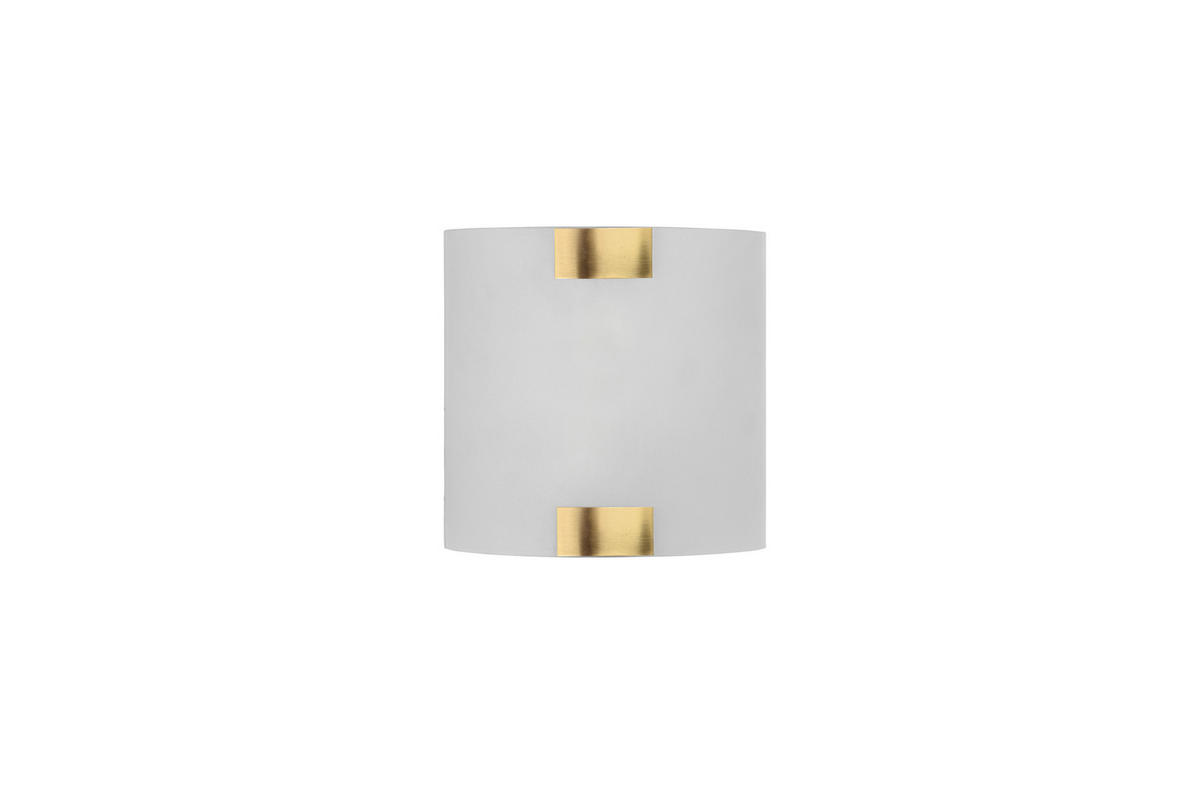 TRIO Wandleuchte 212700104  Pura altmessing Metall B/H/T: ca. 20x20x7 cm E27 1 Brennstellen Pura - altmessing (20,00/20,00/7,00cm) - Trio