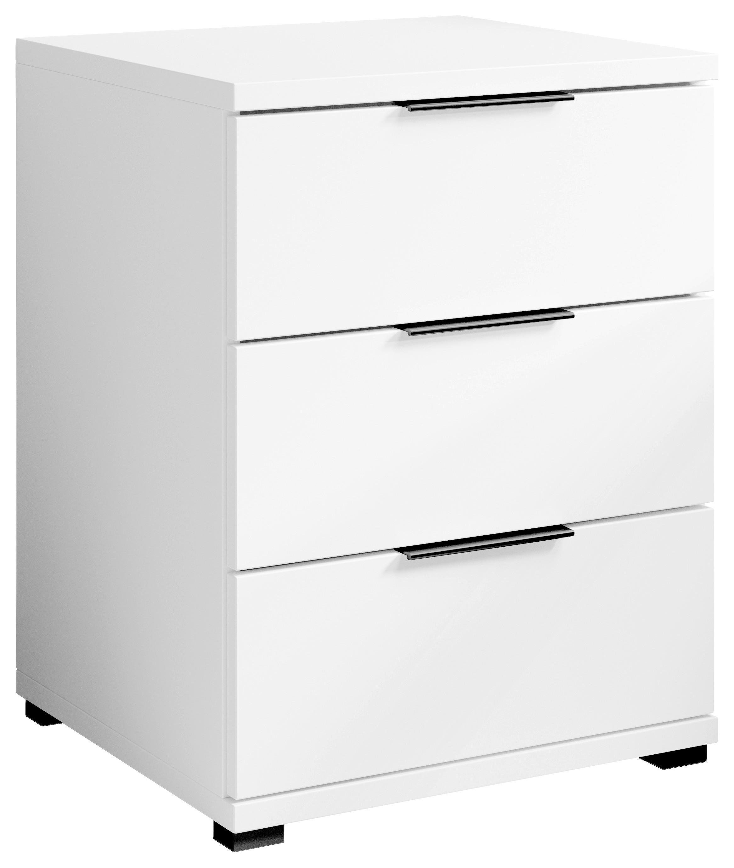 Nachtkonsole Salermo weiß B/H/T: ca. 46x61x42 cm Salermo - weiß (46,00/61,00/42,00cm)