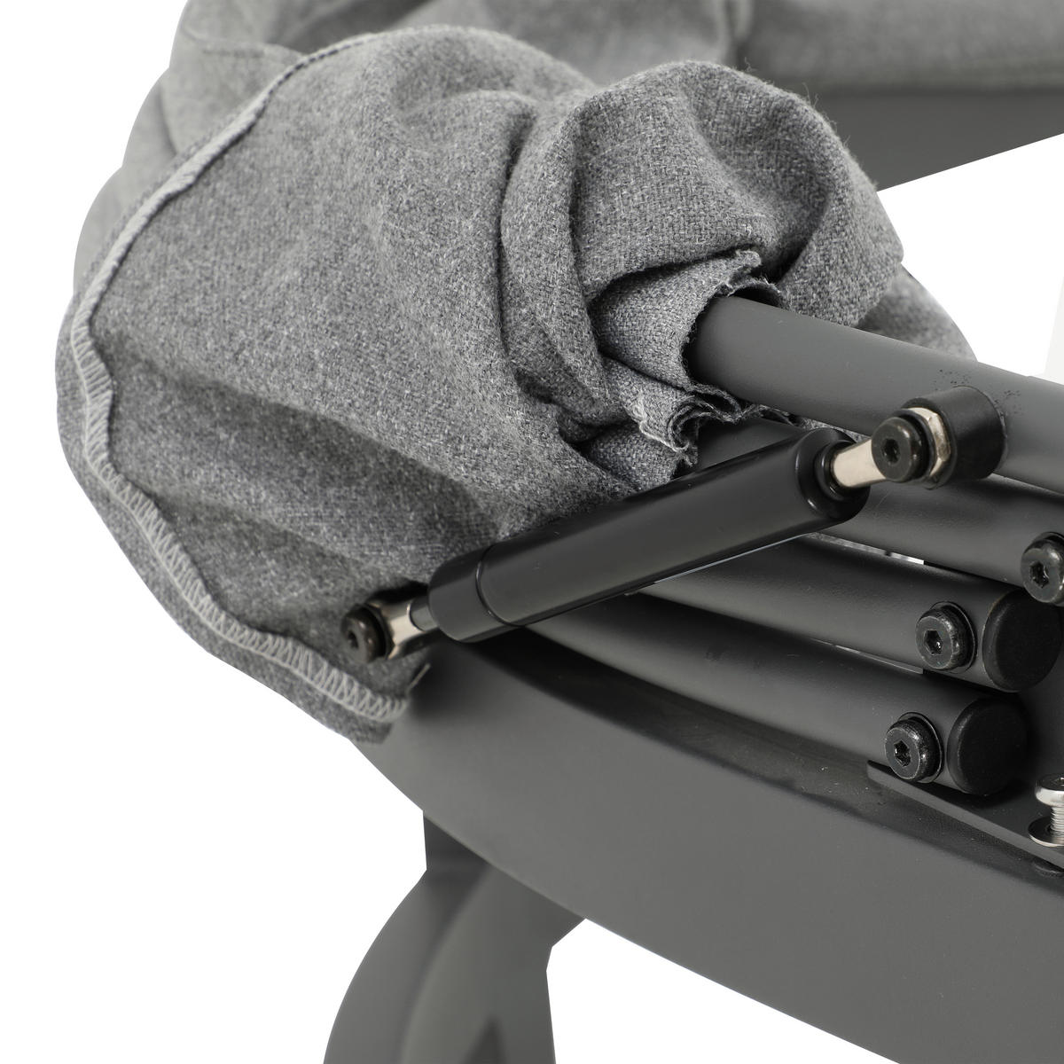 POCOline Gartensitzgruppe Barbados hellgrau Stahl Barbados - hellgrau/grau - POCOline