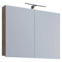 Spiegelschrank Badinos Eiche Sonoma Nachbildung B/H/T: ca. 80x62x12 cm Badinos - Eiche (80,00/62,00/12,00cm) - VCM Möbel