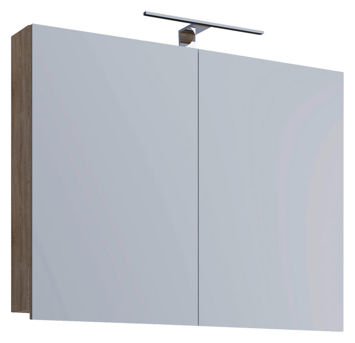 Spiegelschrank Badinos Eiche Sonoma Nachbildung B/H/T: ca. 80x62x12 cm Badinos - Eiche (80,00/62,00/12,00cm) - VCM Möbel