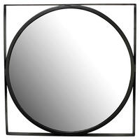 Wandspiegel schwarz Metall T/D: ca. 2,5x54 cm Wandspiegel - schwarz (54,00cm) - Wohnling