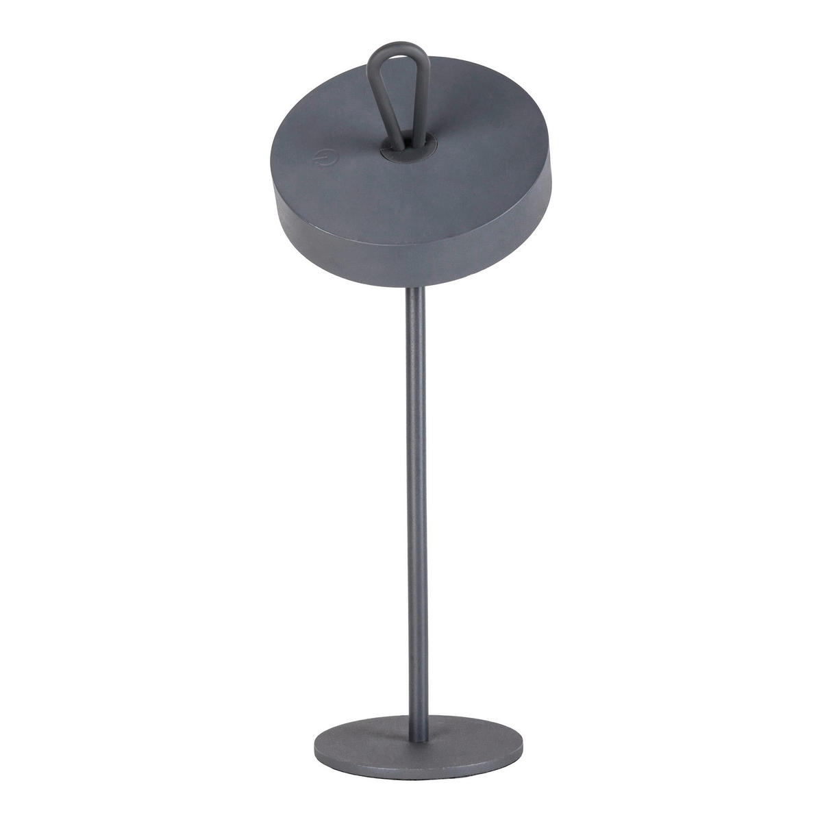 Näve Leuchten LED-Tischleuchte grau Kunststoff Metall B/H/T/D: ca. 12,5x35x12,5x12,5 cm ELLA - grau (12,50/35,00/12,50cm) - Näve Leuchten