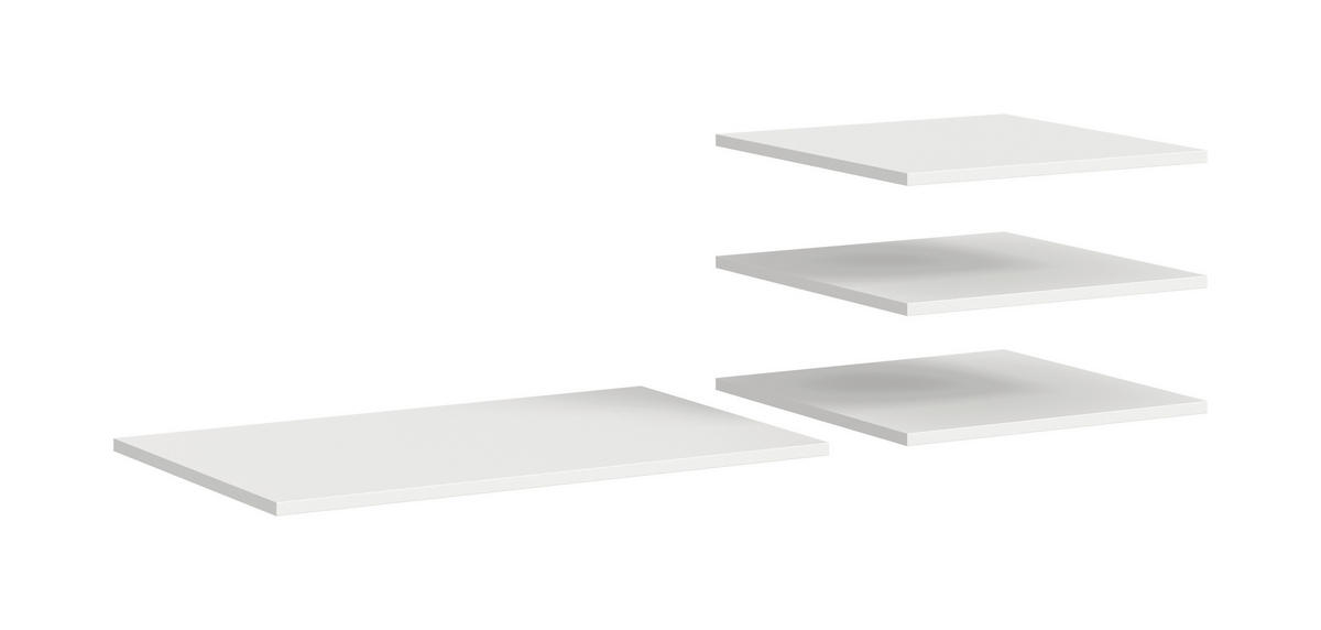 Einlegeböden-Set OAKLAND weiß B/H/T: ca. 78x1,6x48 cm OAKLAND - weiß (78,00/1,60/48,00cm) - xonox.home