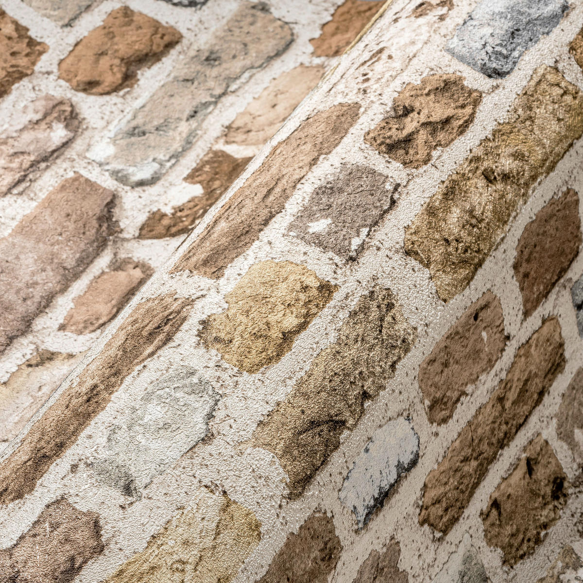 A.S.Creation Vliestapete beige grau B/H/D: ca. 53x1005x8,7 cm Vliestapete - beige/grau (8,70/1005,00cm) - A.S.Creation