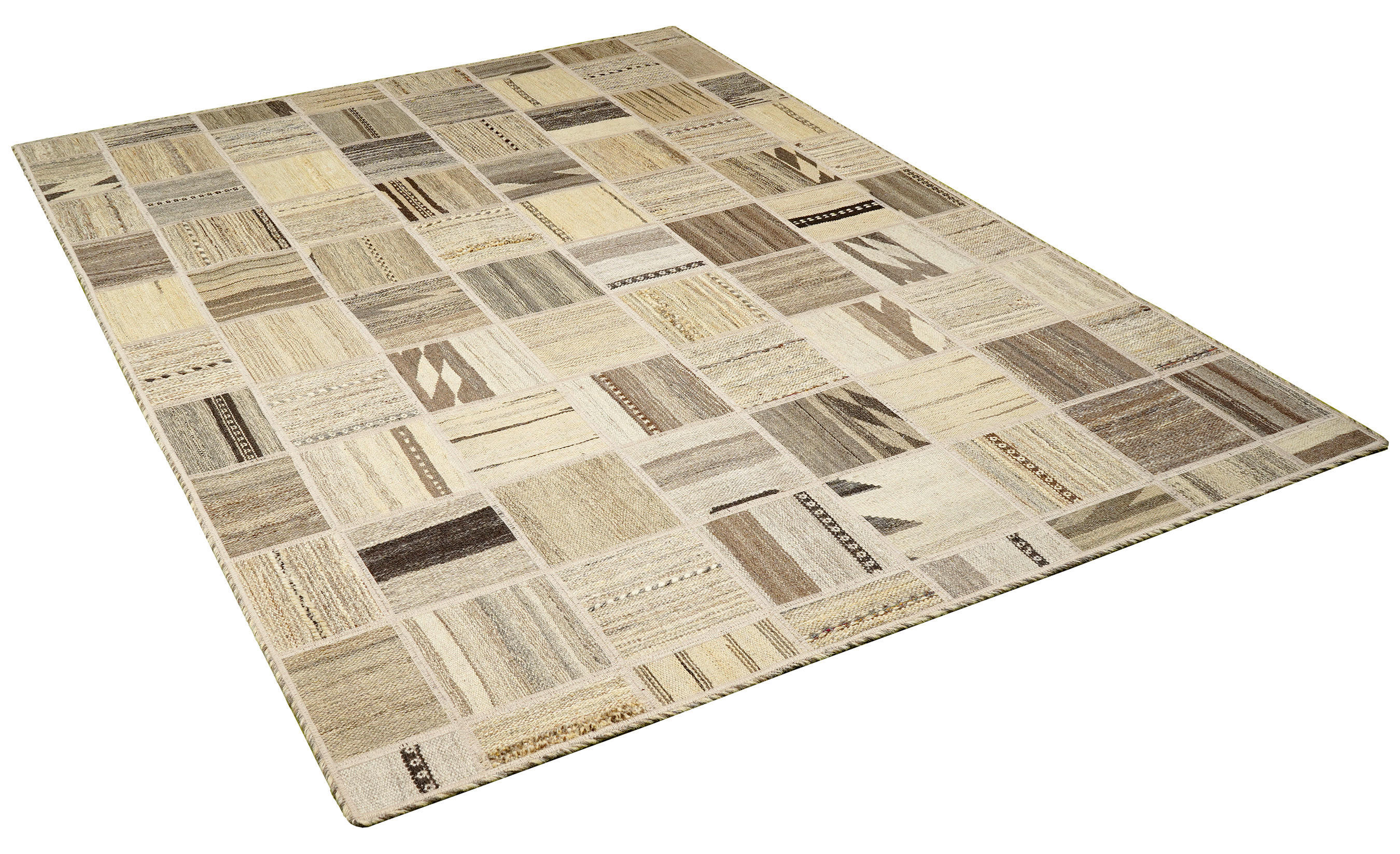 PersaTepp Teppich Kelim Tekkehdouz beige B/H/L: ca. 150x1x200 cm Kelim Tekkehdouz - beige (200,00/150,00/1,00cm) - PersaTepp