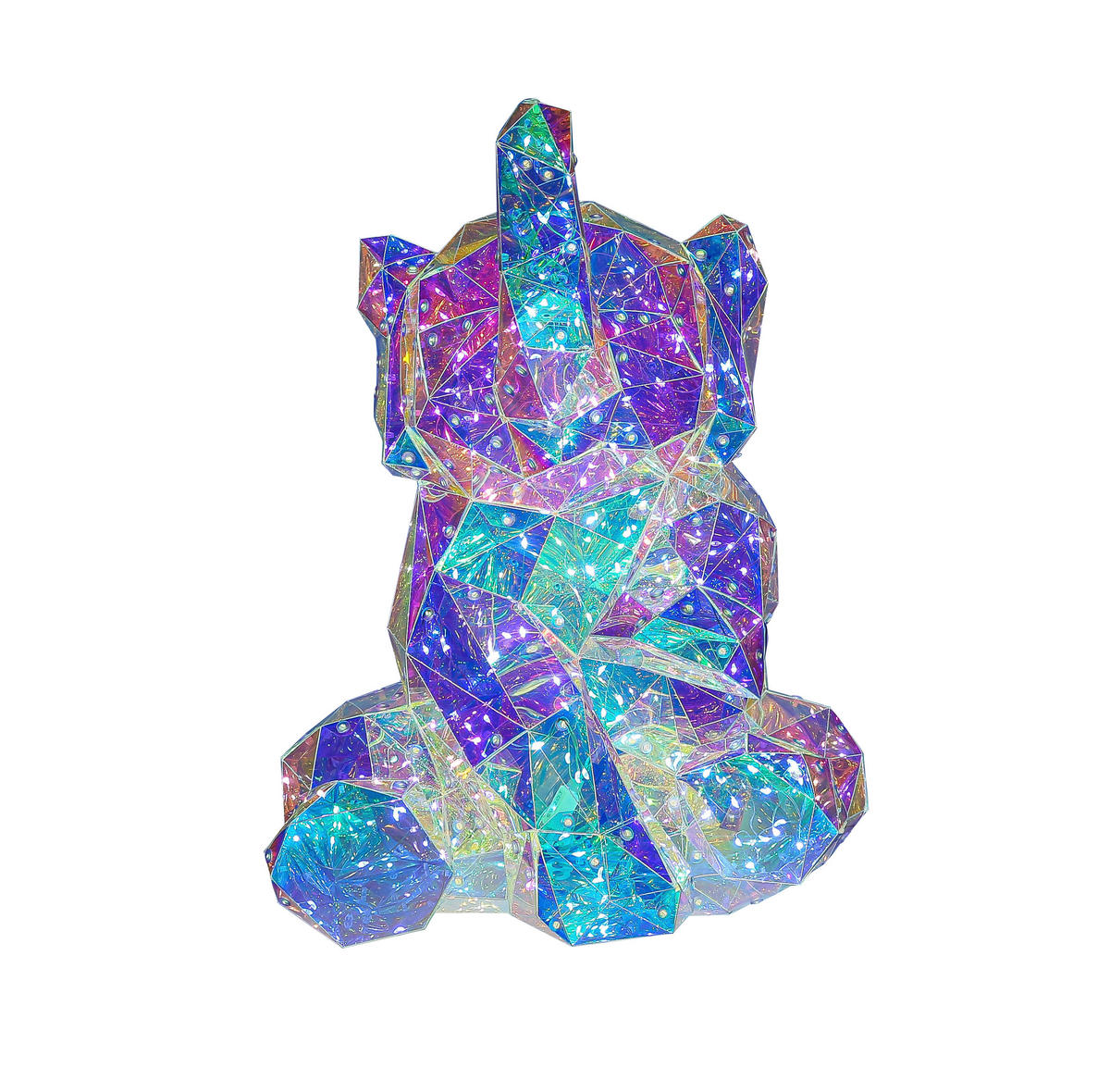 Nolo LED-Dekoleuchte transparent B/H/L: ca. 34x30x42 cm LED-Dekoleuchte_Elefant - transparent (42,00/34,00/30,00cm) - Nolo