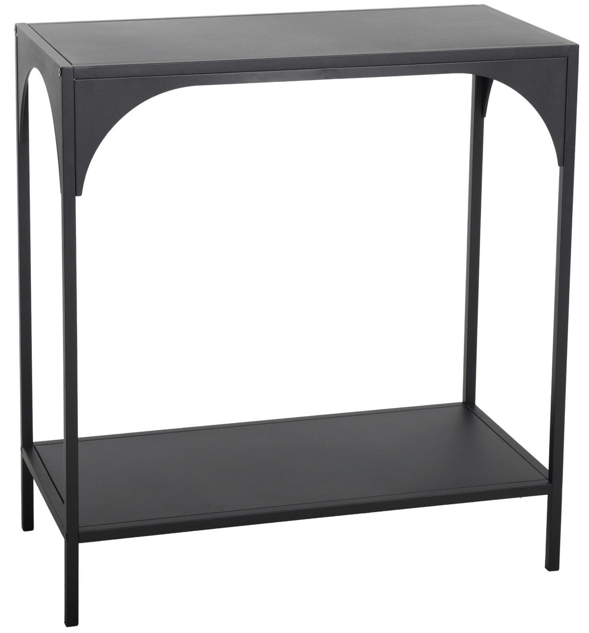 Konsole Maike schwarz Metall B/H/T: ca. 70x75x35 cm Maike - schwarz (70,00/75,00/35,00cm)