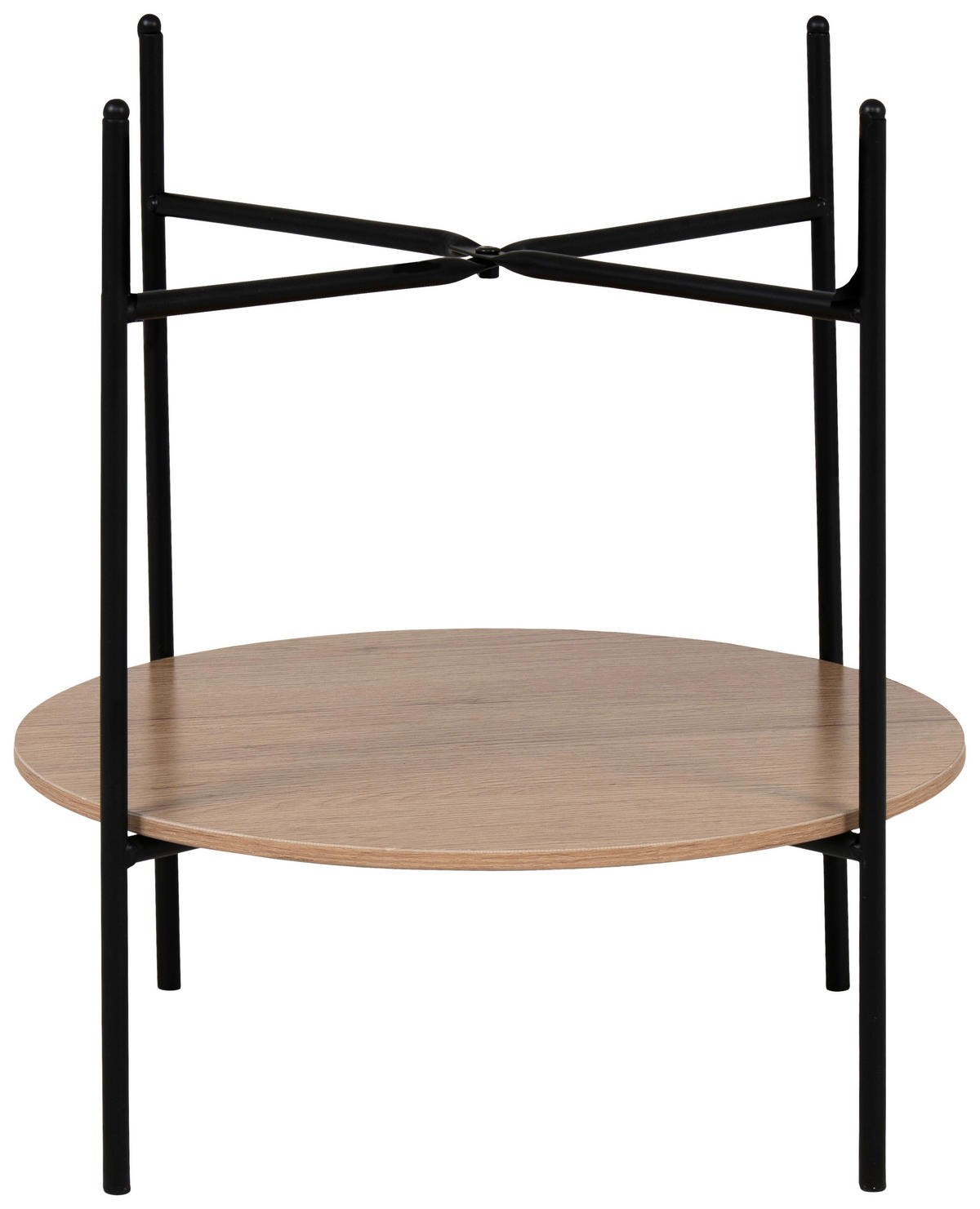 Beistelltisch Trelleborg B/H/T: ca. 48x48x48 cm Trelleborg - Eiche/schwarz (48,00/48,00/48,00cm)