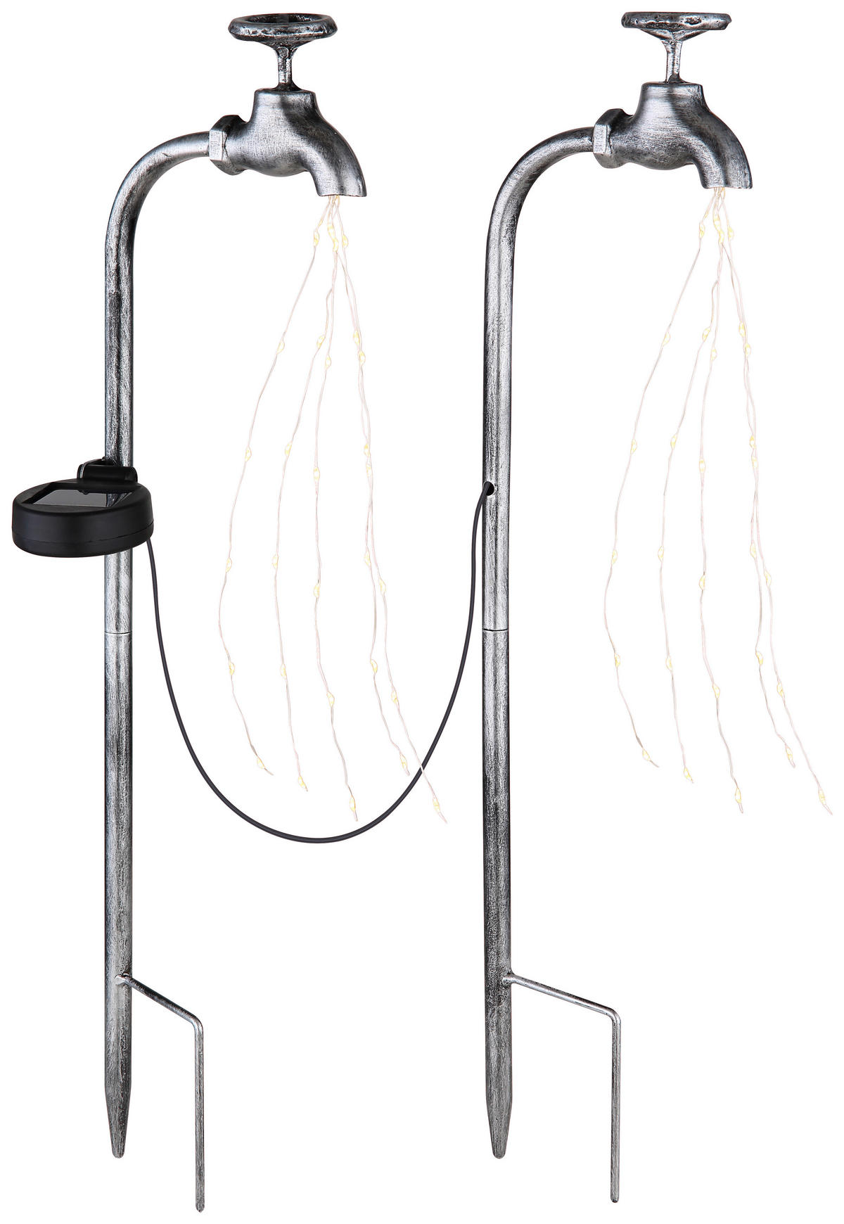 Solarleuchte H: ca. 53 cm Solarleuchte_Gartendusche - (53,00cm) - GLOBO