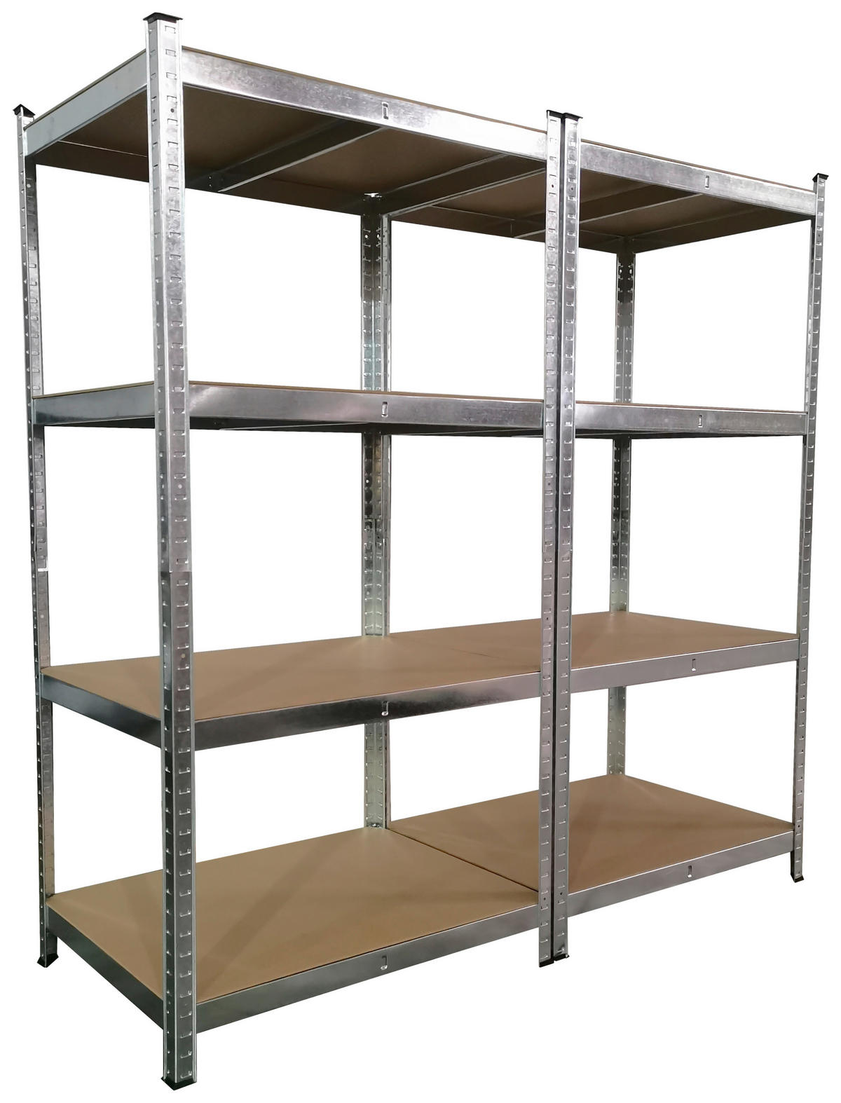 Schwerlaststeckregal 2er-Set verzinkt B/H/T: ca. 160x160x60 cm Schwerlaststeckregal 160x160x60cm V - verzinkt (160,00/160,00/60,00cm)