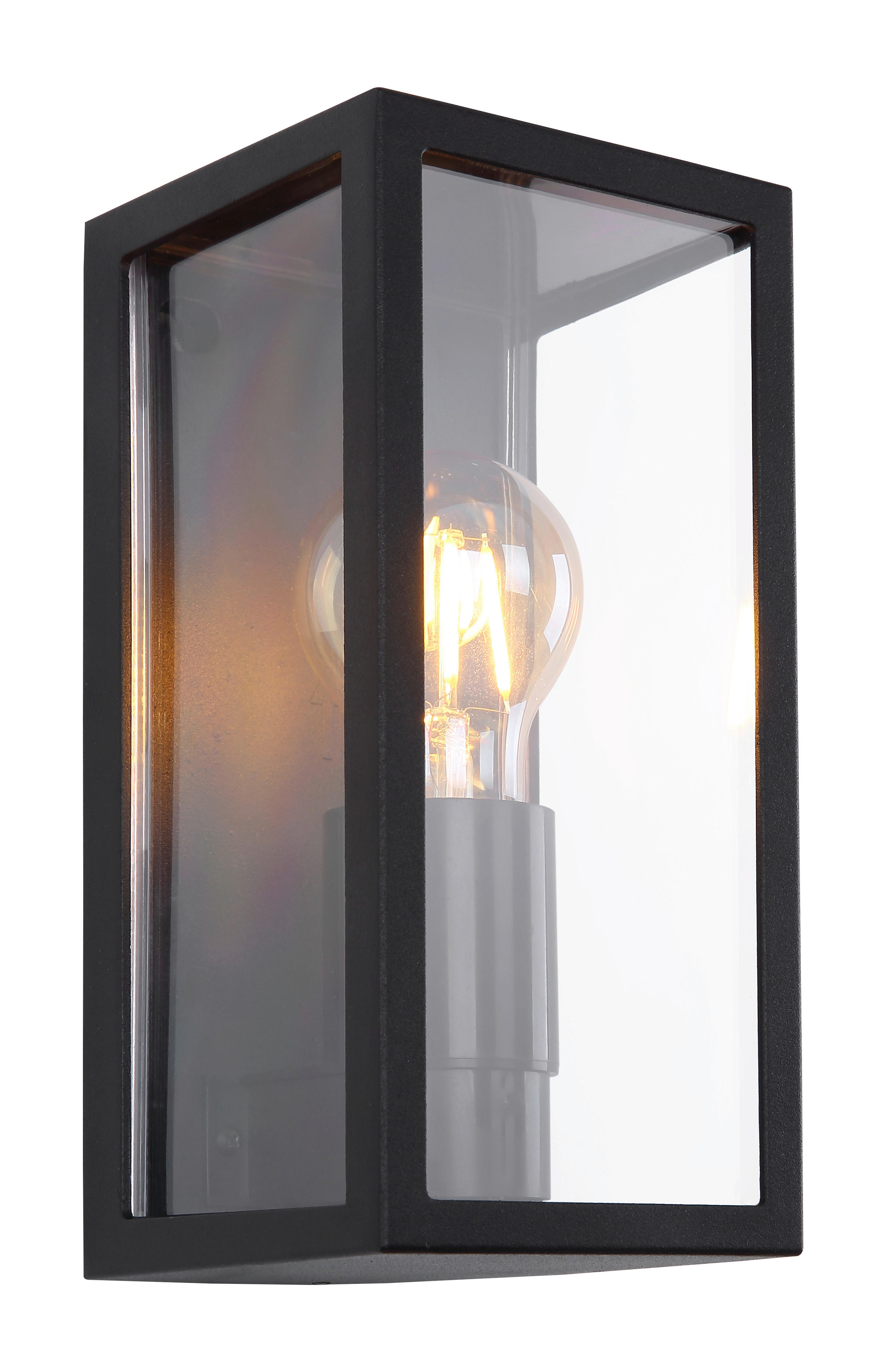 Außenleuchte schwarz B/H: ca. 11x22,8 cm GUNDULA - schwarz (11,00/22,80cm) - GLOBO