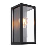 Außenleuchte schwarz B/H: ca. 11x22,8 cm GUNDULA - schwarz (11,00/22,80cm) - GLOBO
