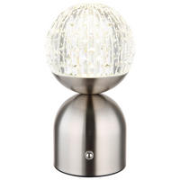 GLOBO LED-Tischleuchte Metall Acryl H/D: ca. 20x10,5 cm LED-Tischleuchte_Siro - (10,50/20,00cm) - GLOBO