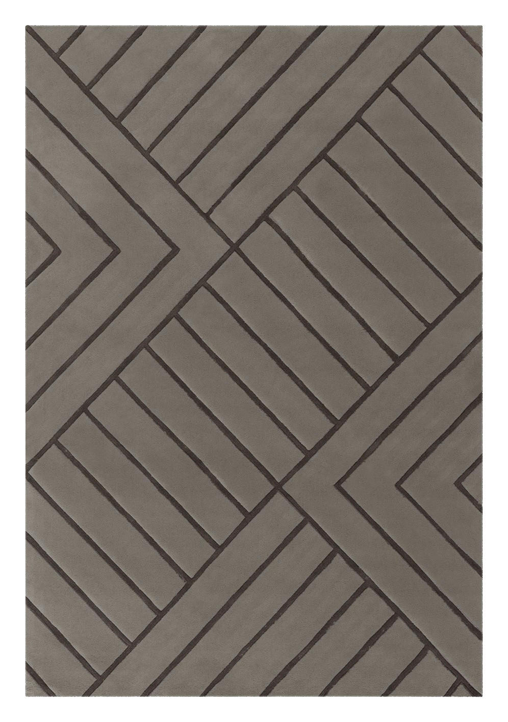 Arte Espina Kurzflorteppich Cool 5055 grau B/L: ca. 120x180 cm Cool 5055 - grau (120,00/180,00cm) - Arte Espina