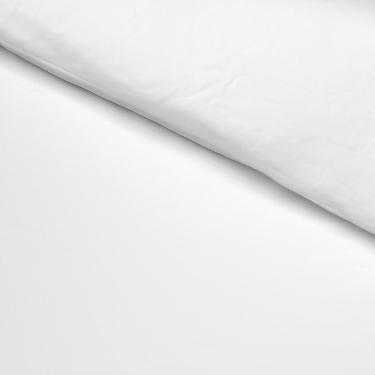 Baumwoll Bettwäsche Renforce Bettwäsche_Renforce Uni 135x200cm - weiß (135,00/200,00cm) - beau rêve