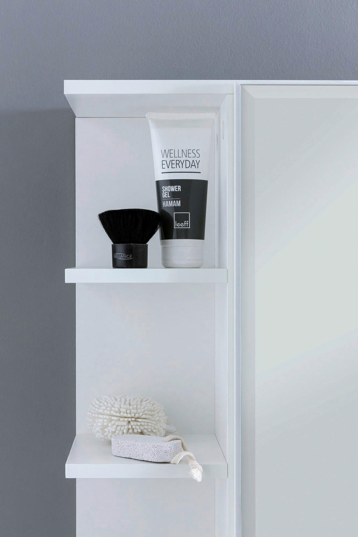 Hängeschrank weiß Spanplatte B/H/T: ca. 80x64x20 cm Hängeschrank - weiß (80,00/64,00/20,00cm) - Wohnling