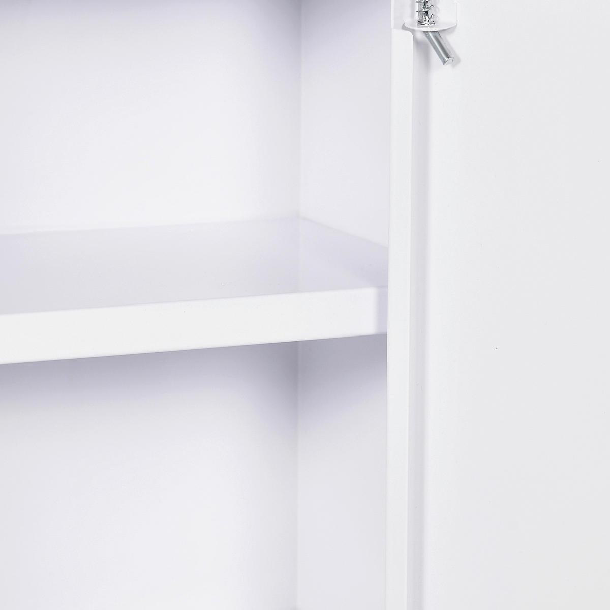 kleankin Medizinschrank weiß Polypropylen B/H/L: ca. 14x30x46 cm Medizinschrank - weiß (46,00/14,00/30,00cm) - kleankin