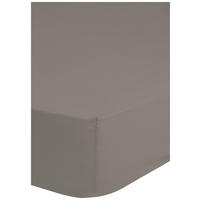 Baumwoll Spannbetttuch Satin Spannbetttuch-Satin 160x200cm - ecru (160,00/200,00cm) - HIP
