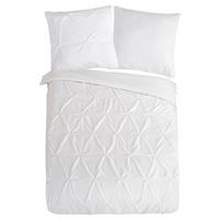 Bettwäsche Elegance weiß Polyester B/L: ca. 155x220 cm Elegance - weiß (155,00/220,00cm) - Pure