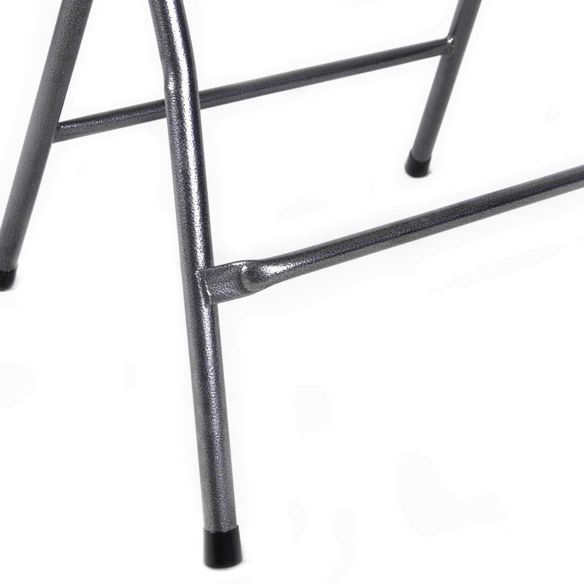 VCM Stehtisch weiß Metall H/D: ca. 110x80 cm Stehtisch_klappbar - weiß (80,00/110,00cm) - VCM