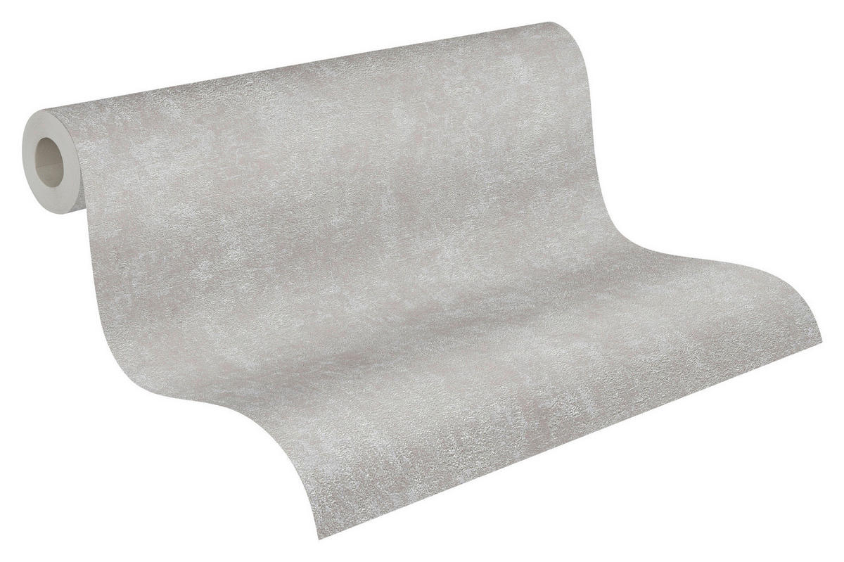 A.S.Creation Vliestapete Elements Uni grau B/L: ca. 53x1005 cm Elements - grau (53,00/1005,00cm) - A.S.Creation