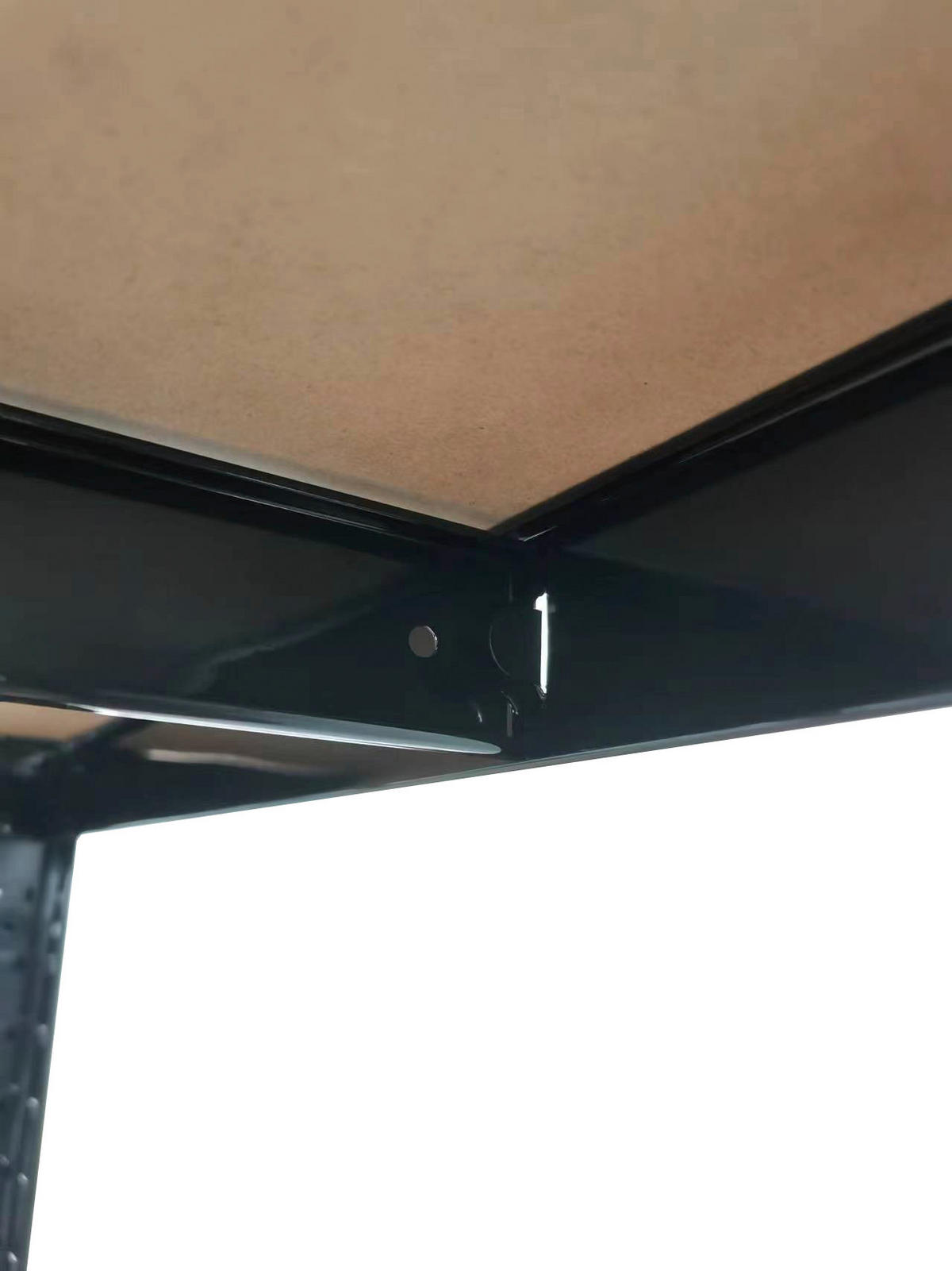 Schwerlaststeckregal schwarz B/H/T: ca. 90x180x60 cm Schwerlaststeckregal 180x90x60cm S - schwarz (90,00/180,00/60,00cm)
