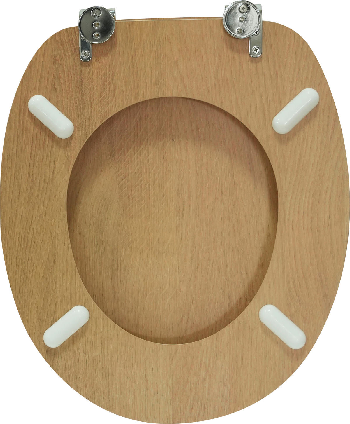 WC-Sitz braun MDF B/H/T: ca. 45,8x5,7x37,6 cm WC-Sitz_Holzoptik MDF FSC - braun (45,80/5,70/37,60cm)