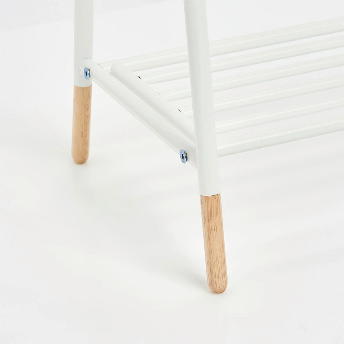 Handtuchständer weiß Metall B/H/L: ca. 30x85x60 cm Handtuchständer - weiß (60,00/30,00/85,00cm) - Zeller