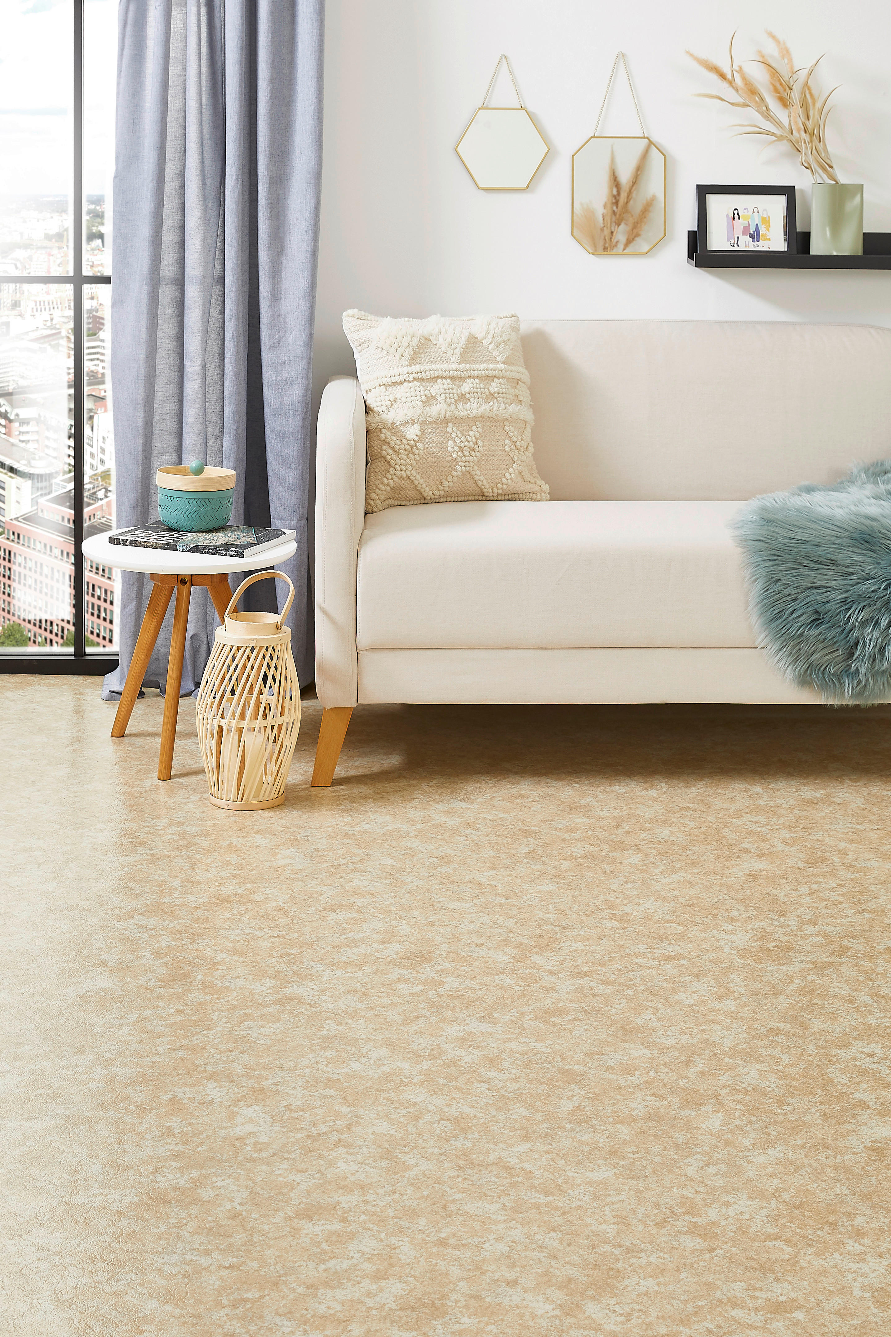 Vinylboden Colored Colored - hellbeige (500,00/200,00/0,20cm)