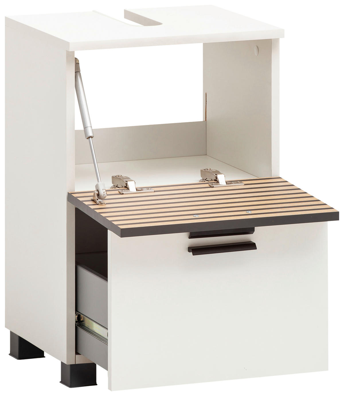 Waschbeckenunterschrank Katta weiß matt B/H/T: ca. 40,2x60,8x35 cm Katta - weiß (40,20/60,80/35,00cm) - Schildmeyer