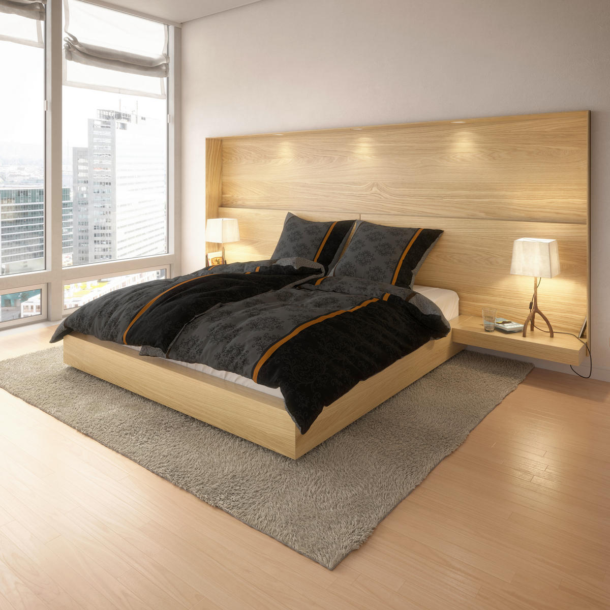 Microfaser Bettwäsche Bettwäsche_Microfaser Royal - grau (135,00/200,00cm)