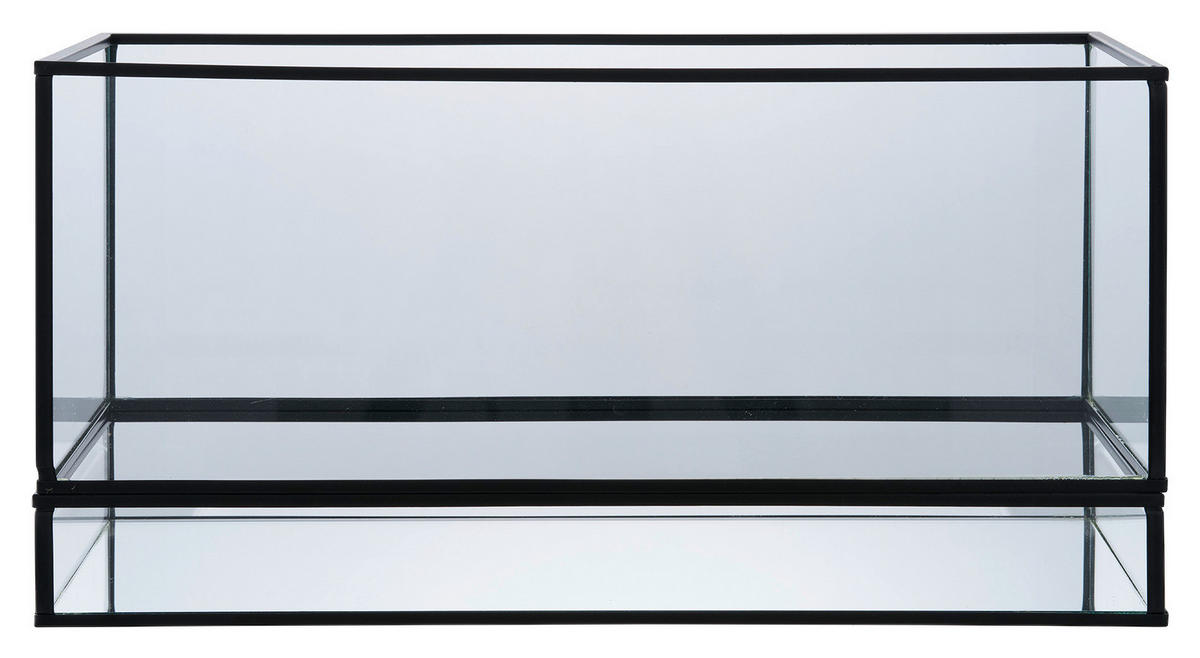 Kerzenhalter Hurricane messing Glas B/H/L: ca. 30x15x12 cm Hurricane - messing (12,00/30,00/15,00cm)