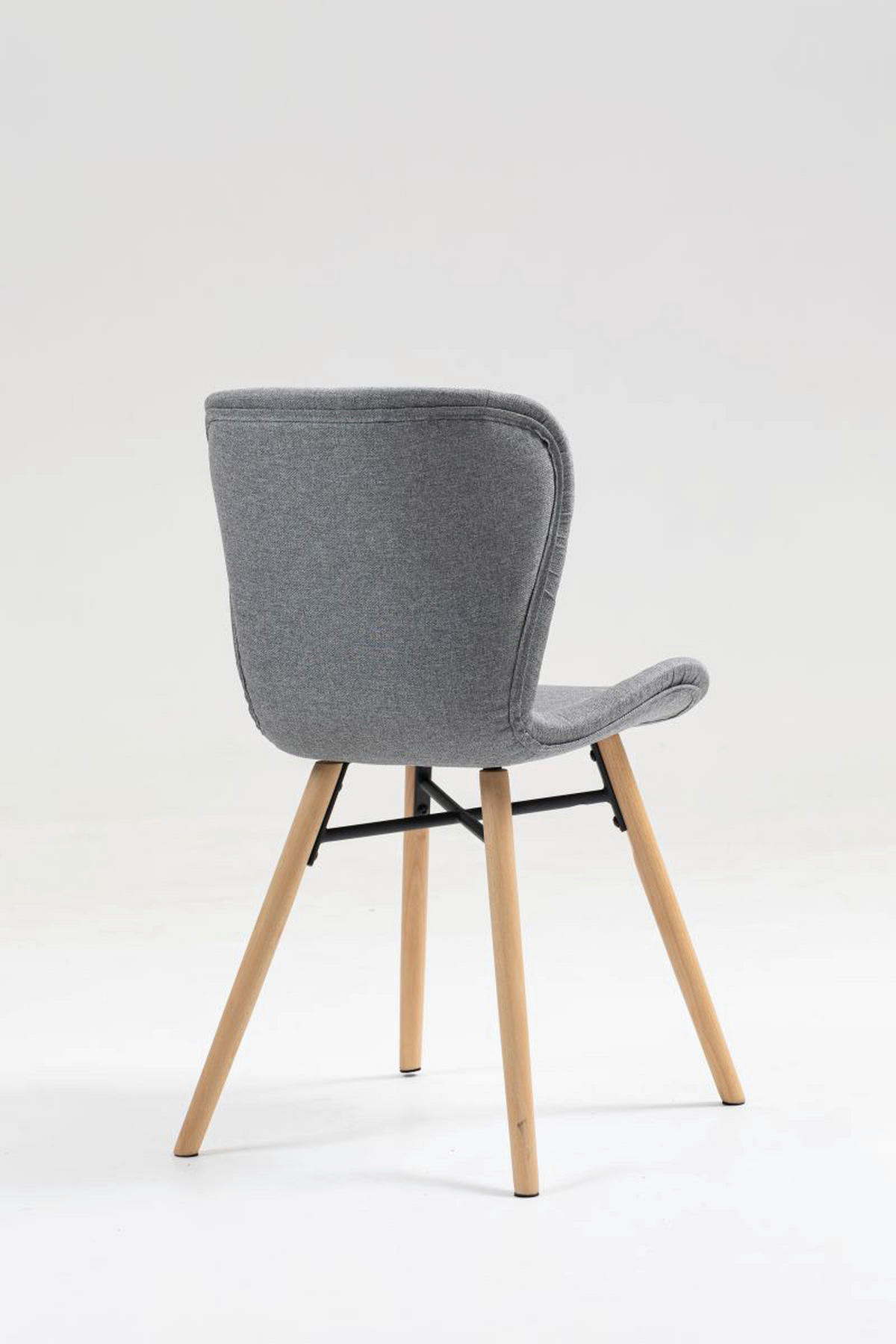 Stuhl Florenz hellgrau Microfaser B/H/T: ca. 47x80x52 cm Florenz - hellgrau (47,00/80,00/52,00cm)
