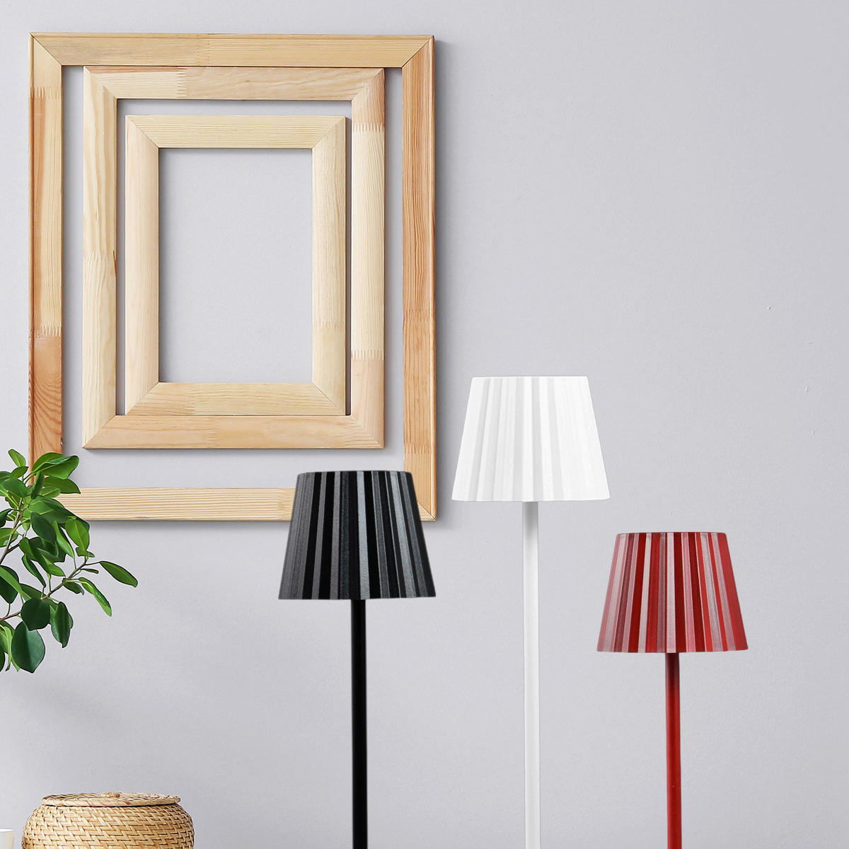 BERGNER LED-Tischleuchte schwarz B/H: ca. 11,6x38 cm CHARCOAL - schwarz (11,60/38,00cm) - BERGNER