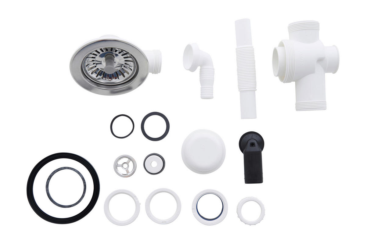 Respekta Einbauspüle Denver 78 x 44 G Beton grau Mineralite B/H/T: ca. 78x17x43,5 cm Denver 78 x 44 G - Beton/grau (78,00/17,00/43,50cm) - Respekta