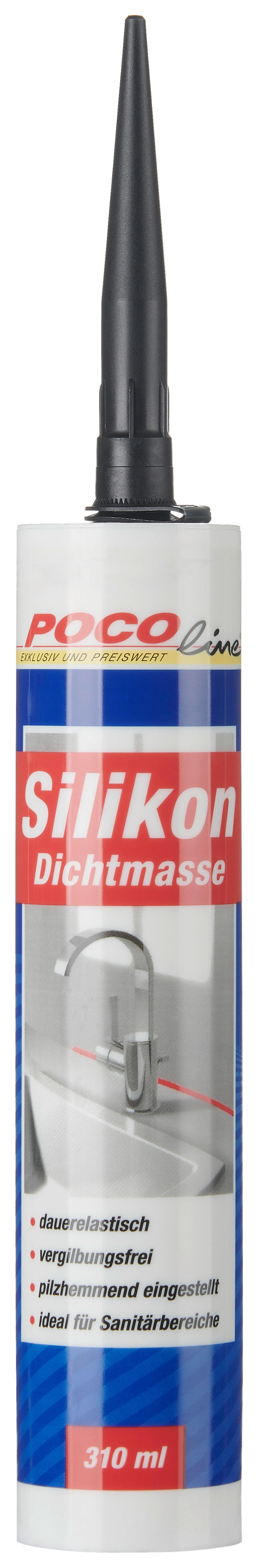POCOline Silikon schwarz ca. 0,31 l Fugendicht_Silikon 310ml - schwarz (310ml) - POCOline