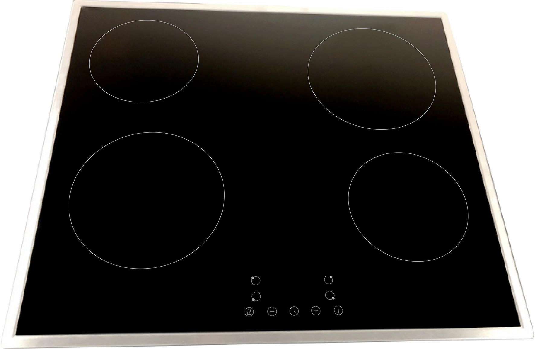PKM-Möbel Glaskeramikkochfeld EB-C4G B/H/T: ca. 59x5x52 cm EB-C4G - (59,00/5,00/52,00cm) - PKM-Möbel