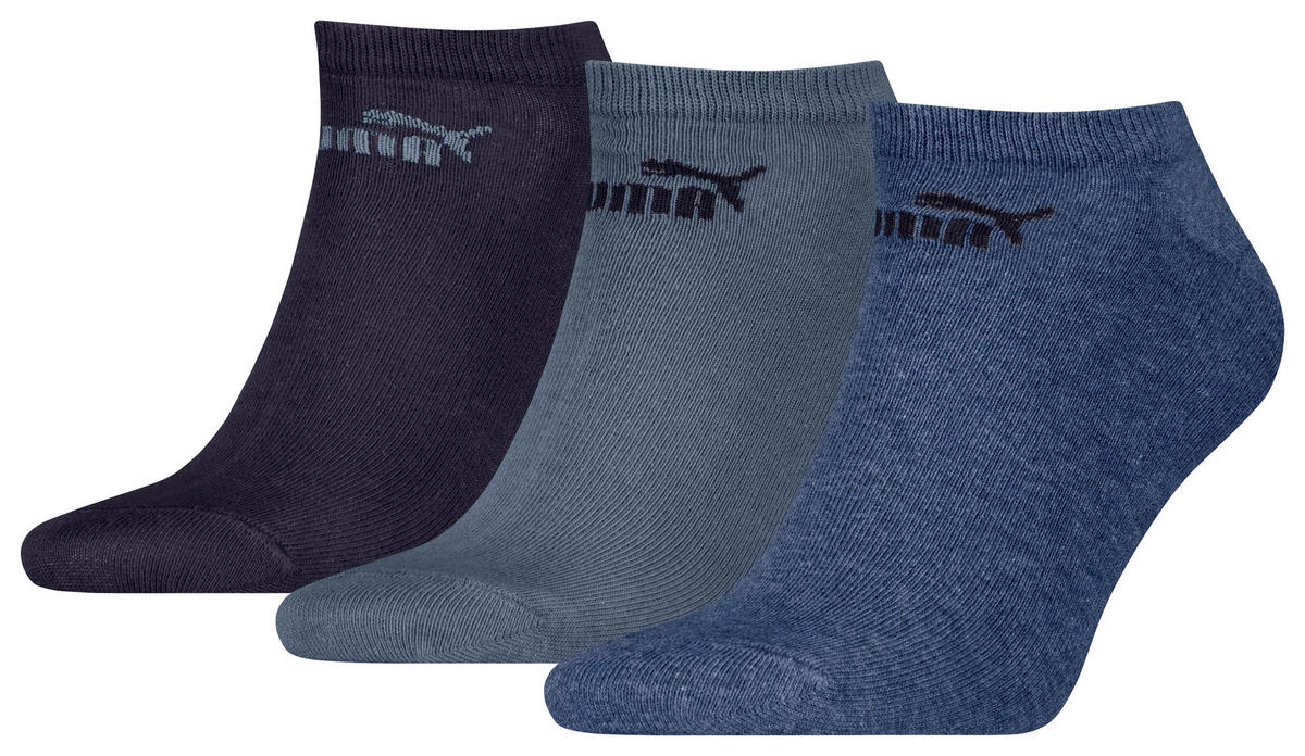 Damen & Herren-Socken Puma jeansblau 3 Packstücke Größe 39-42 Puma - jeansblau - Puma
