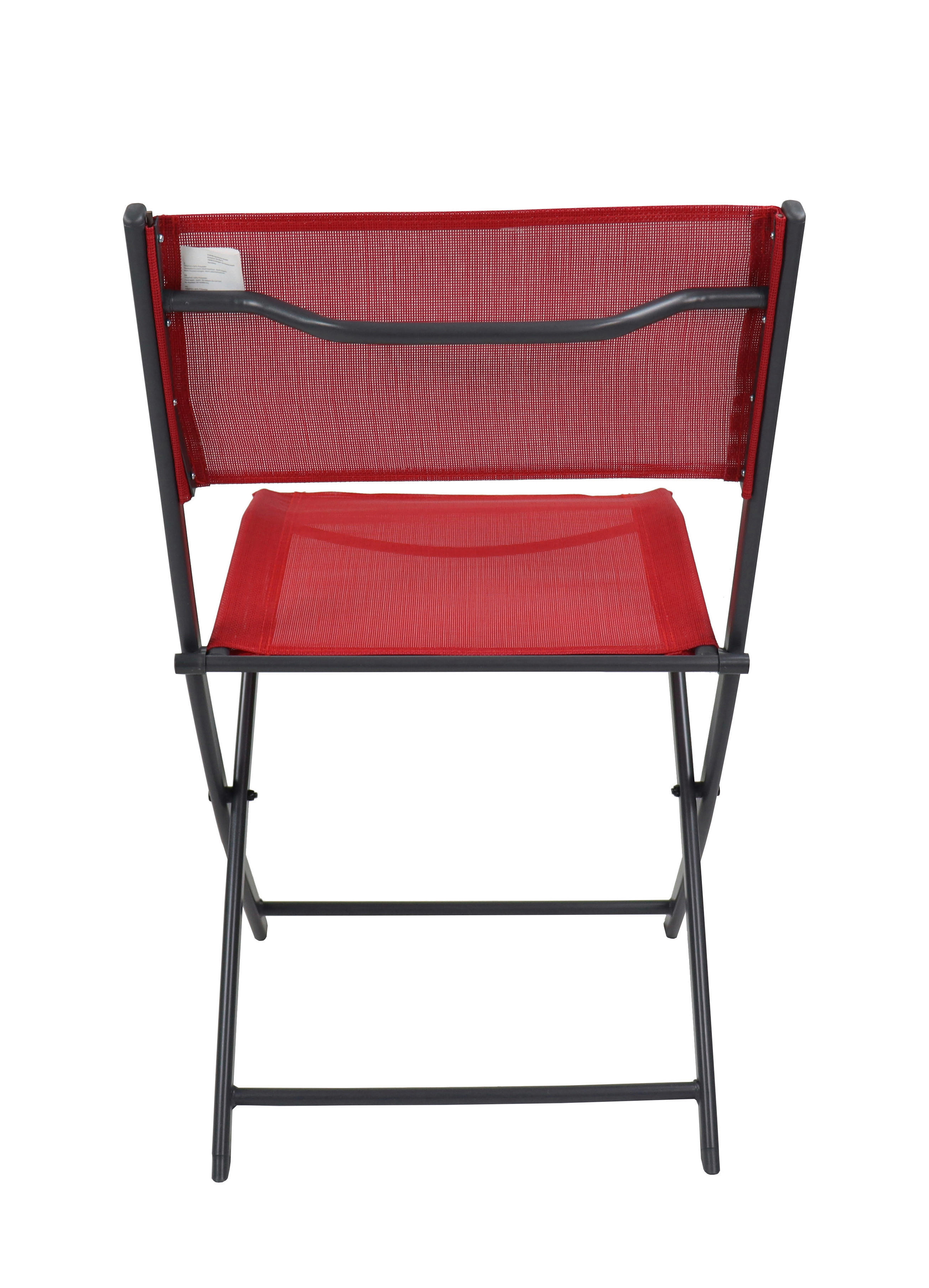 Thumbnail - VCM Gartenstuhl 6er Set Sumila rot Metall B/H/L: ca. 45x79x46 cm