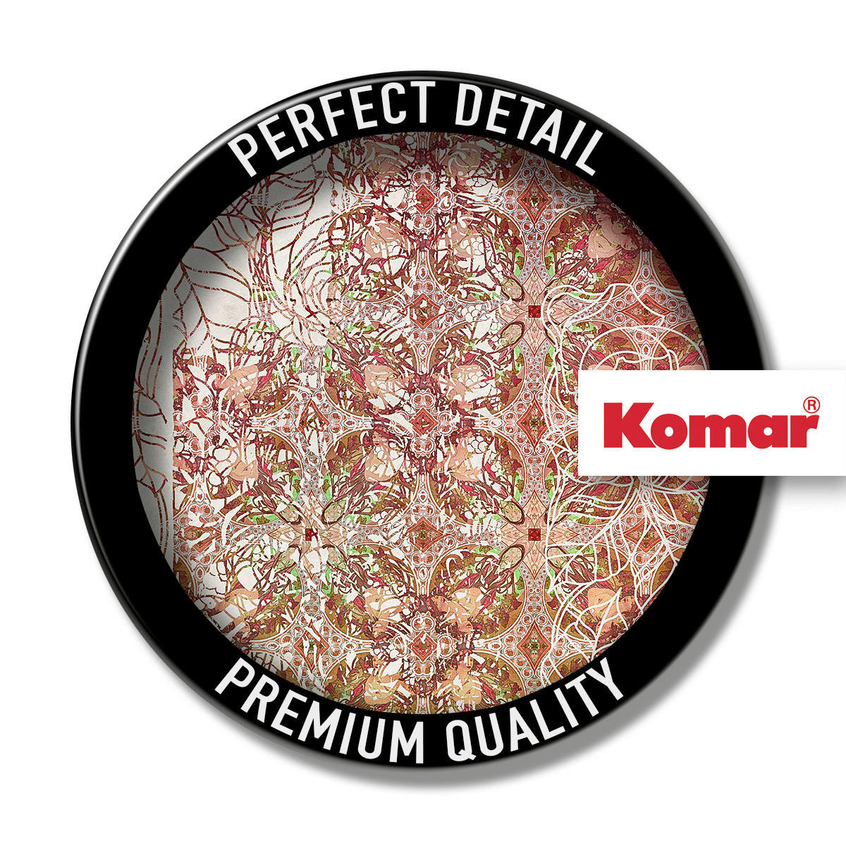 Komar Fototapete Art Nouveau Rouge B/L: ca. 250x280 cm Art Nouveau Rouge - (250,00/280,00cm) - Komar