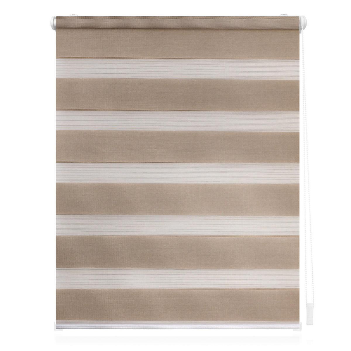 Doppelrollo Duo taupe B/L: ca. 45x150 cm Duo - taupe (45,00/150,00cm) - LICHTBLICK