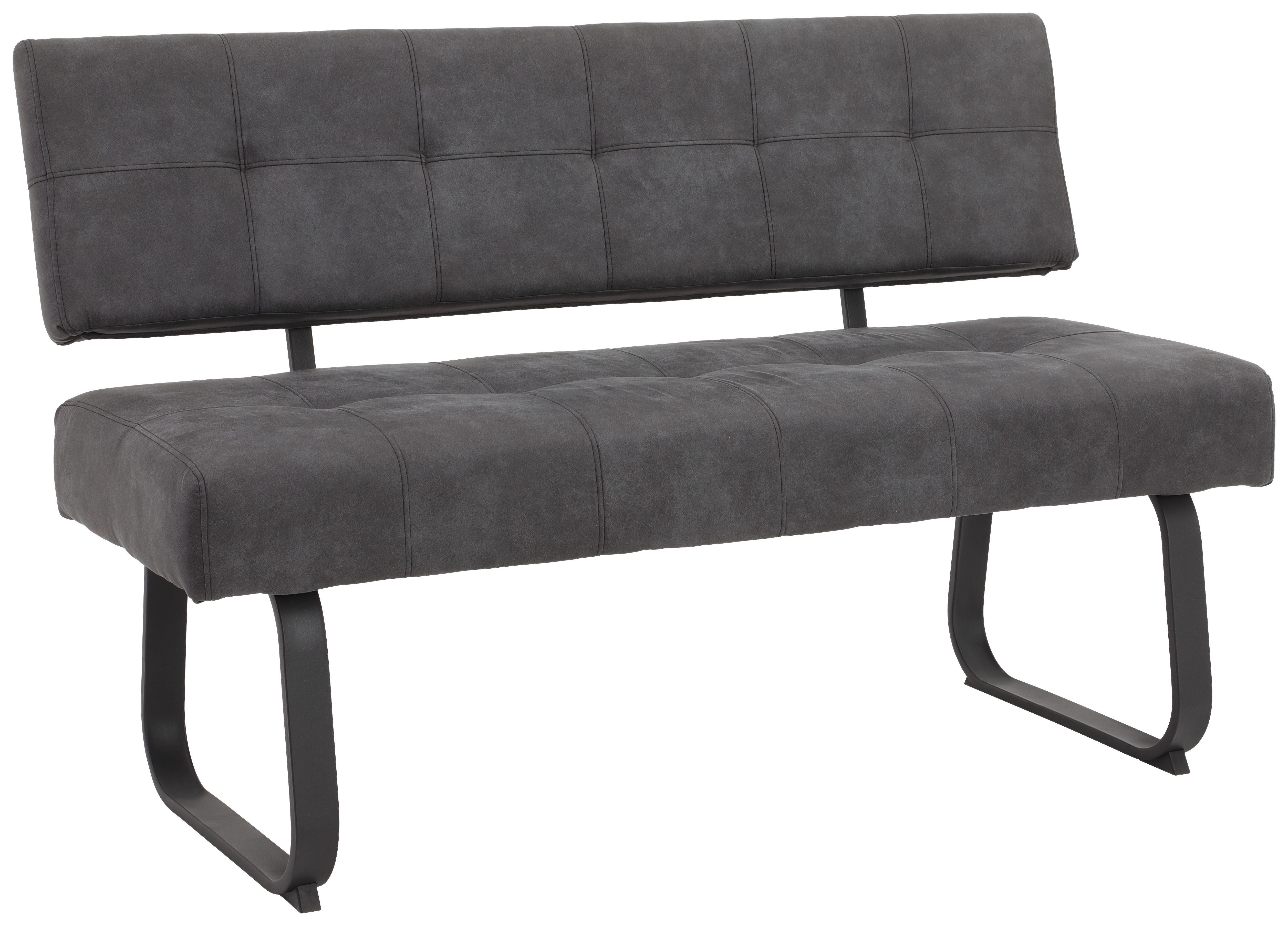 Sitzbank Luise I B anthrazit Vintage B/H/T: ca. 140x90x64 cm Luise I B - anthrazit (140,00/90,00/64,00cm) - Hela