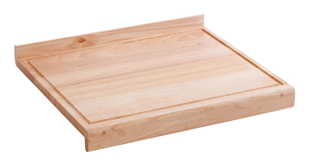 Zeller Back- und Tranchierbrett natur Buche B/H/L: ca. 48x5x41 cm Back-/Tranchierbrett - natur (41,00/48,00/5,00cm) - Zeller
