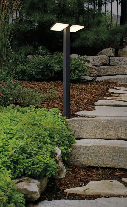 LED-Außensockelleuchte NV2057997 mattschwarz B/H/T: ca. 21x80x4 cm Clair - mattschwarz (21,00/80,00/4,00cm) - Näve Leuchten