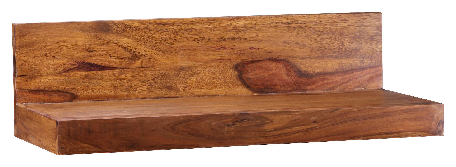 Wandregal natur B/H/T: ca. 60x17x23 cm Wandregal - natur (60,00/17,00/23,00cm) - Wohnling